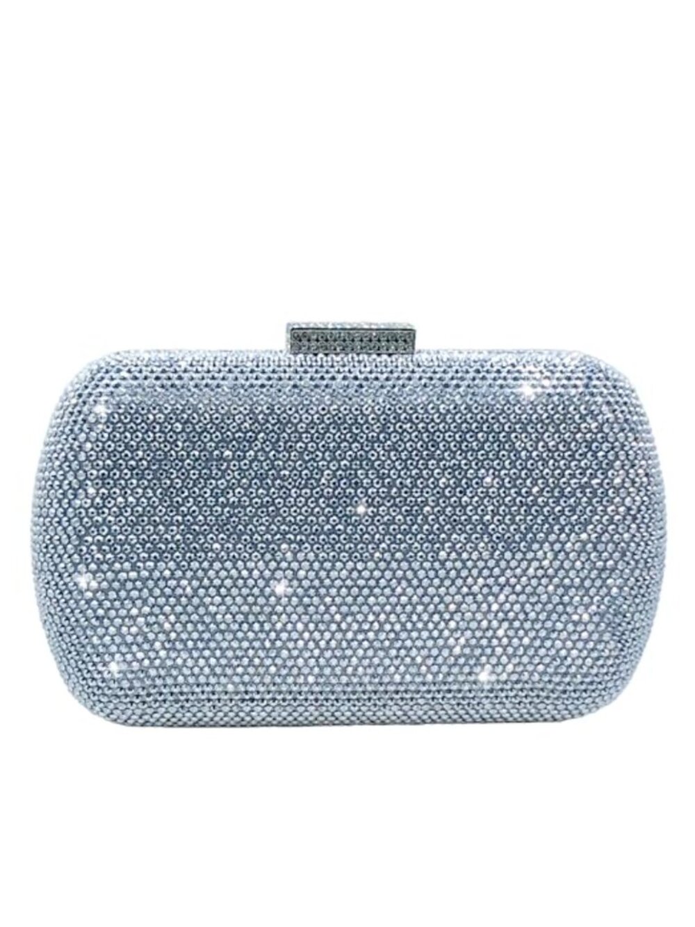 Rhinestone Crystal Clutch Evening Bag Satin Minaudiere Wedding Party Formal